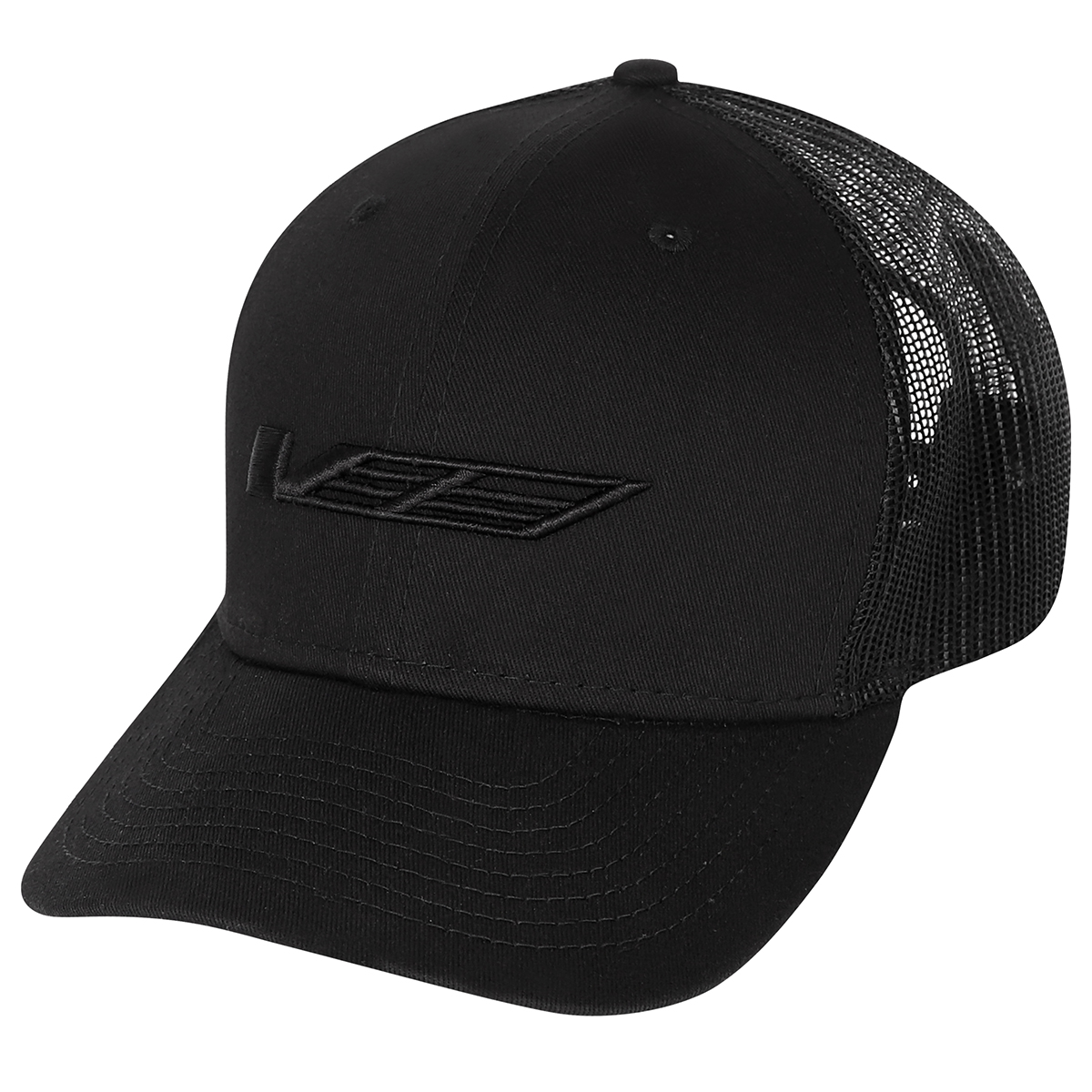 V-series Trucker Hat - Black